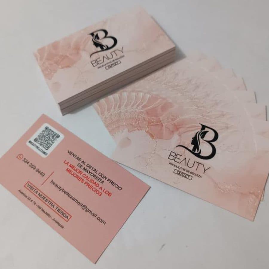 Tarjetas de presentación en propalcote con acabado full color